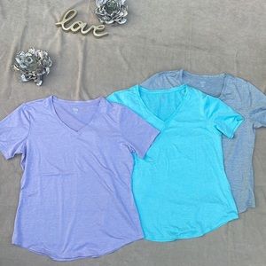 3 Moret Ultra Workout Athletic Exercise Activewear Gym Yoga Curve Bottom Top - L